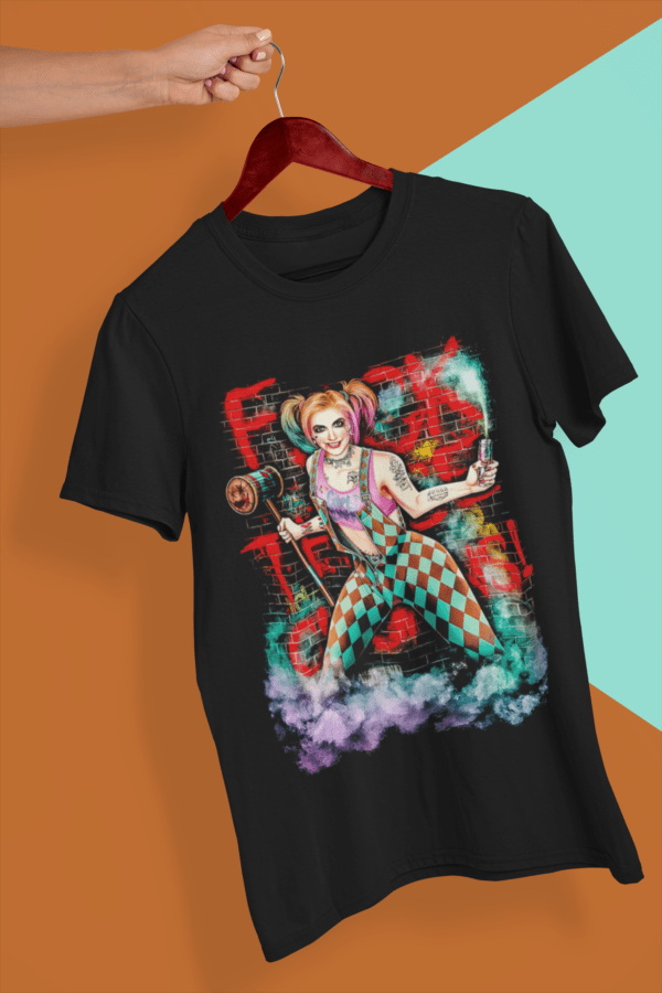 Harley Quinn - Graffiti - T-Shirt
