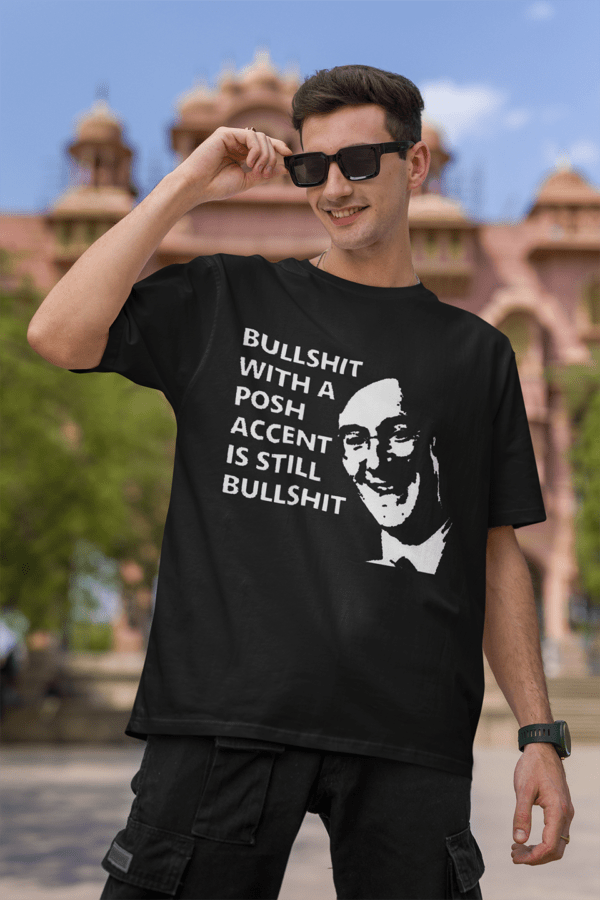 Mens Black Jacob Rest Mog Bullshit T-Shirt