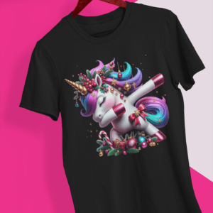 Dabbing Christmas Unicorn T-Shirt