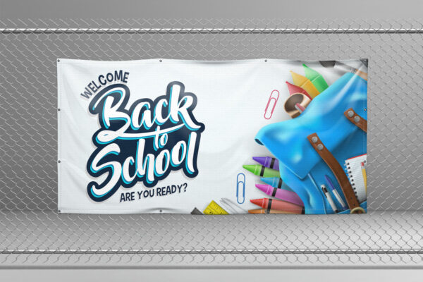 2 Meter x 1 Meter Outdoor PVC Banner