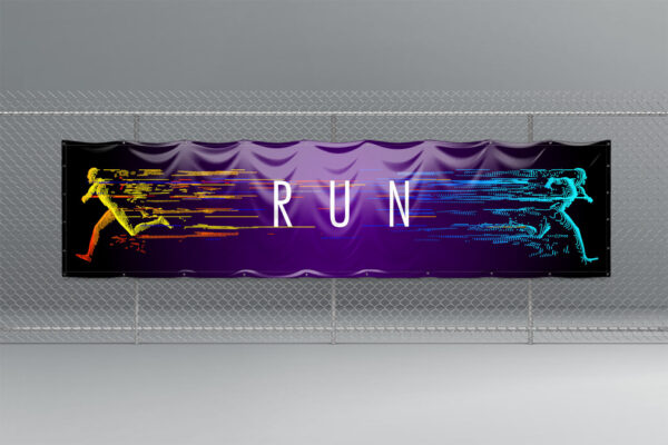 4 Meter x 1 Meter Outdoor PVC Banner
